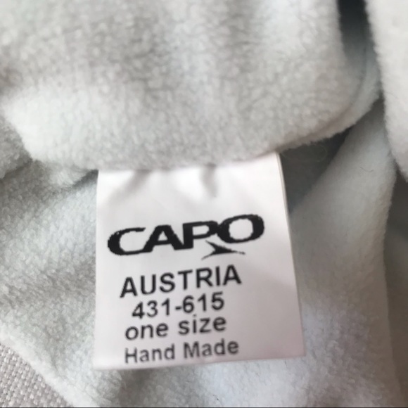 CAPO AUSTRIA KNIT WOOL HAT HAND MADE NWOT - Picture 8 of 9